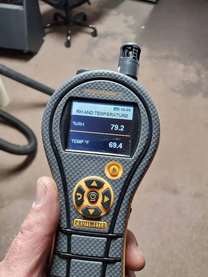 Moisture meter humidity assessment for Fire & Smoke Damage Restoration in Lewisburg